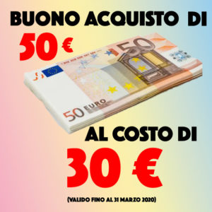 Buono acquisto 50 euro