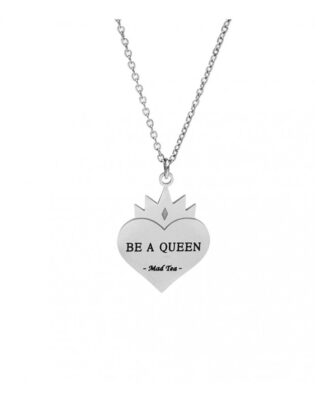 Collana "Be a Queen" collezione Biancaneve, esclusiva Pois Nero Ladispoli. Acciaio italiano