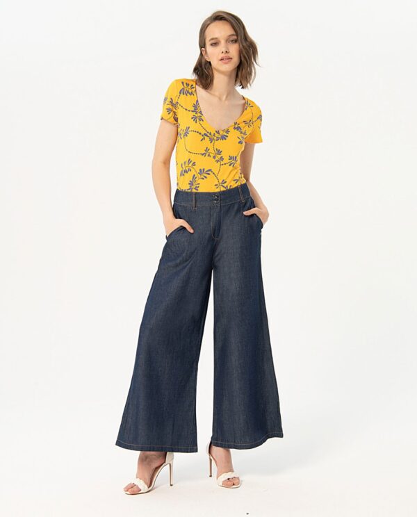 Pantaloni lunghi Marino. Composizione: COTONE 100%. Brand Surkana