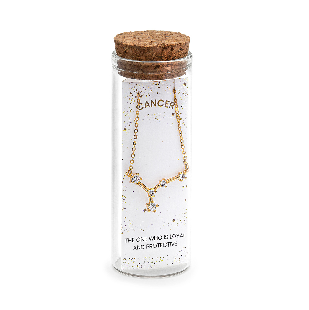 Collana Cancro in bottiglia