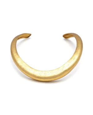 Girocollo rigido DD00051-01 Choker rigido ottone riciclato
