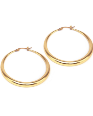 Orecchini cerchi grande in ottone