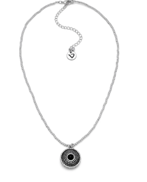 Collana Donna con Pendente Scudo e Onice Nero Collana Donna con Pendente Scudo e Onice Nero by Vestopazzo
