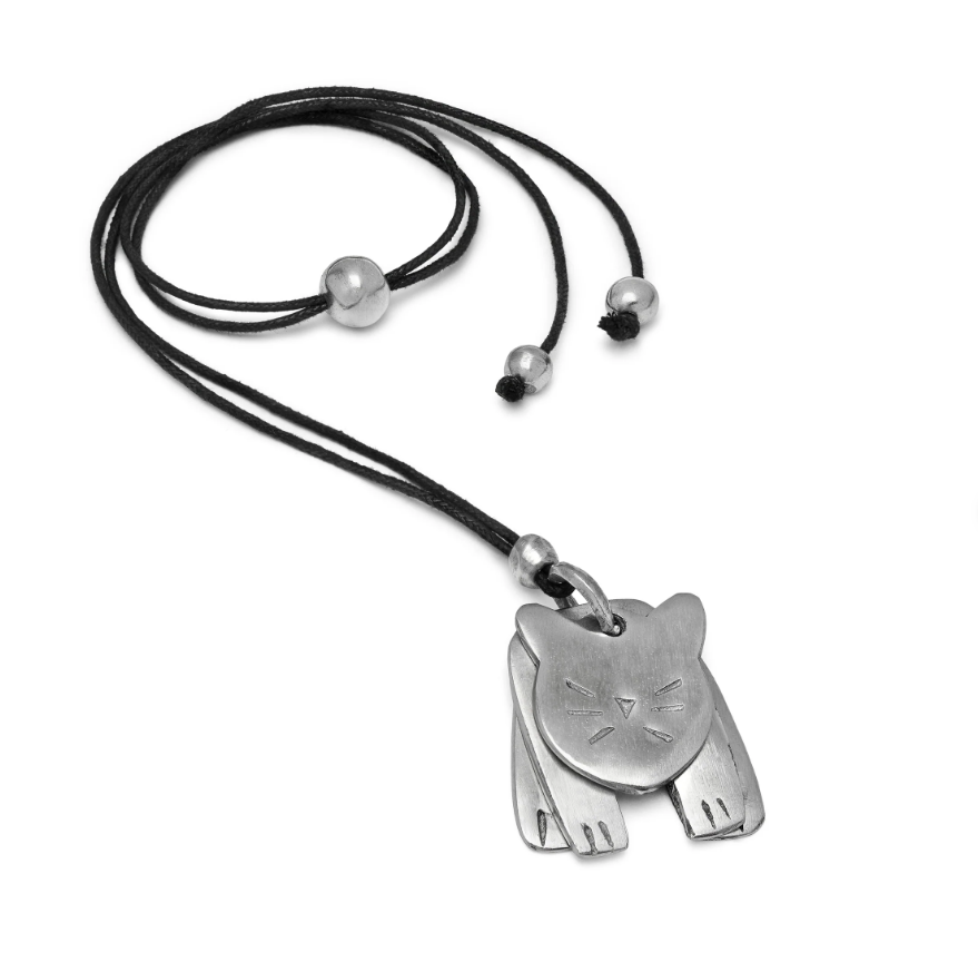 Pendente gatto filo regolabile realizzato in alluminio 100% riciclato