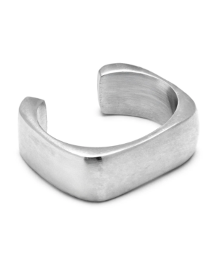 Bracciale rigido squadrato in alluminio by Vestopazzo