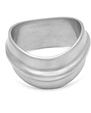 Bracciale rigido bombato in alluminio by Vestopazzo