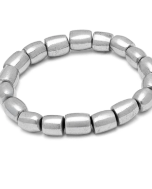 Bracciale donna elastico 18 cilindri in alluminio riciclato by Vestopazzo